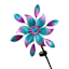 Fiber Optic Lighted Wind Spinner, 63"