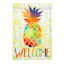 Pineapple Welcome Garden Flag, 18"