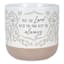 Indoor Lord Bless You Sentiment Planter, 5.5"
