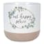 Indoor Our Happy Place Sentiment Planter, 5.5"