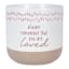 Indoor You Are Loved Sentiment Planter, 5,5"