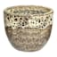 Brown Kalia Ceramic Outdoor Planter, Medium