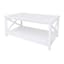 Alexander Faux Wood Coffee Table, White