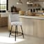 Elise Counter Stool, Light Grey
