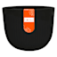 Spello Rischio Black Outdoor Planter, Medium