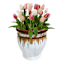 White Drip Glaze Ceramic Outdoor Planter, Small