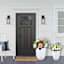 White Embossed Outdoor Planter, Small