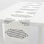Black Broken Stripe Table Runner, 14x72