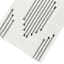Set of 4 Black Broken Stripe Placemats