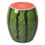 Watermelon Outdoor Garden Statue, 18"