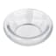 Double Wall Clear Glass Bowl, 12x4
