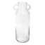 Clear Glass Vase, 11.5"