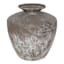 Brown Rustic Metal Vase, 10"