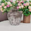 Brown Rustic Metal Vase, 10"