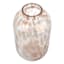 Glass Vase with Gold Solid Glass Dots, 9.7"