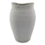 Grey Textured Ceramic Vase, 12.5"