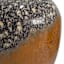 Black & Brown Roman Earth Shanghai Ceramic Vase, 8.7"