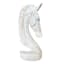 Oversized White Washed Horse Head, 24"