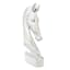 Oversized White Washed Horse Head, 24"