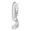 Oversized White Washed Horse Head, 24"