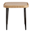 Paloma Patio Side Table with Rustic Grey Top
