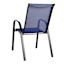 Stackable Sling Patio Chair, Navy Blue