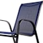 Stackable Sling Patio Chair, Navy Blue