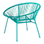 Oh Joy! Turquoise Round Disc Outdoor Chair
