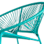 Oh Joy! Turquoise Round Disc Outdoor Chair