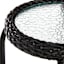 Providence Fairview Wicker Patio Side Table, Black