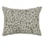 Found & Fable Ivory Beaded Knot Embellished Throw Pillow, 12x16