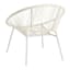 Oh Joy! White Round Disc Outdoor Chair