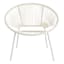 Oh Joy! White Round Disc Outdoor Chair