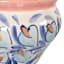 Hand Painted Spanish Orange Swirl Outdoor Planter, Small