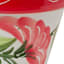 Hand Painted Spanish Red Floral Outdoor Planter, Large