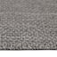 (E195) Crosby St. Santorini Grey Border Indoor & Outdoor Accent Rug, 2x3