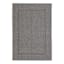 (E195) Crosby St. Santorini Grey & Natural Woven Indoor & Outdoor Area Rug, 5x7