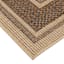 (E212) Santorini Cayden Natural Woven Indoor & Outdoor Area Rug, 5x7