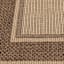 (E212) Santorini Cayden Natural Woven Indoor & Outdoor Area Rug, 5x7