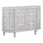 Found & Fable Lena Faux Wood Textured Media Cabinet, White