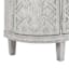 Found & Fable Lena Faux Wood Textured Media Cabinet, White