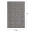 (E195) Crosby St. Santorini Grey & Natural Woven Indoor & Outdoor Accent Rug, 3x5