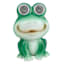 Solar Frog Outdoor Garden Statue, 4.5"