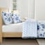 Providence 3-Piece Floral Printed Cotton Percale Comforter Set, Full/Queen