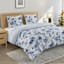 Providence 3-Piece Floral Printed Cotton Percale Comforter Set, King