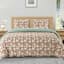 Honeybloom 3-Piece Floral Print Cotton Percale Comforter Set, Full/Queen