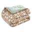 Honeybloom 3-Piece Floral Print Cotton Percale Comforter Set, Full/Queen