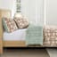 Honeybloom 3-Piece Floral Print Cotton Percale Comforter Set, Full/Queen