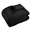 Crosby St. 3-Piece Black Waffle Cotton Duvet Set, Full/Queen