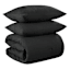 Crosby St. 2-Piece Black Waffle Comforter Set, Twin/Twin XL